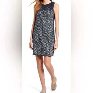 NWOT..Nic+Zoe On The Go Dress Blue Size Small
